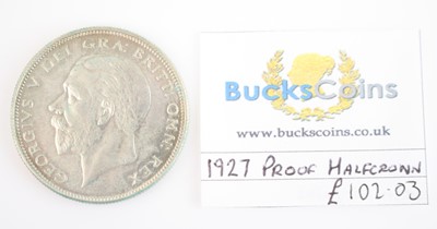 Lot 69 - Great Britain, 1927 half crown, obv: uncrowned...