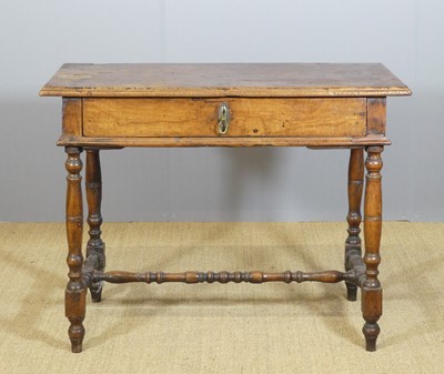 Lot 651 - Probably Spanish antique provincial walnut...