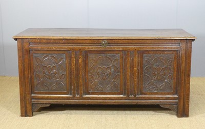 Lot 707 - An 18th century and later floral relief carved...