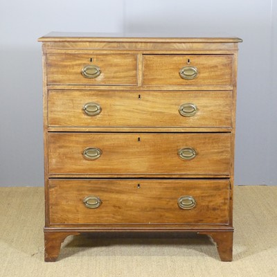 Lot 634 - A Victorian mahogany square-front chest of...