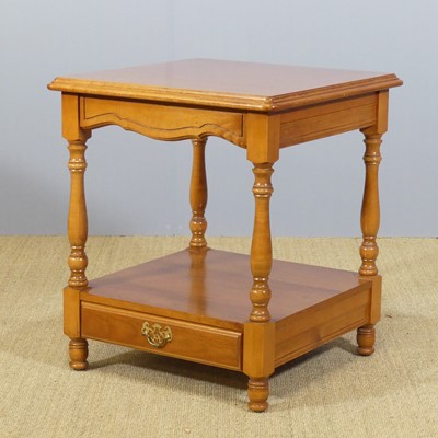 Lot 688 - A contemporary cherry wood round cornered...