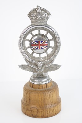 Lot 14 - A Royal Automobile Club members car badge, the...