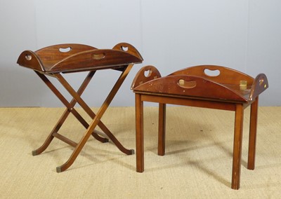 Lot 690 - Two similar contemporary mahogany and flush...