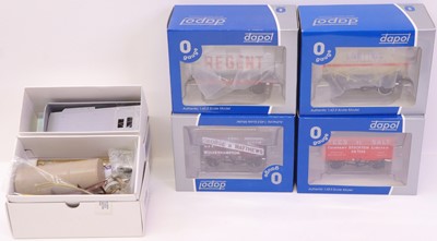Lot 337 - Six 0 gauge finescale wagons (four Dapol, two...