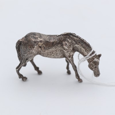 Lot 239 - A late 20th century silver miniature horse...