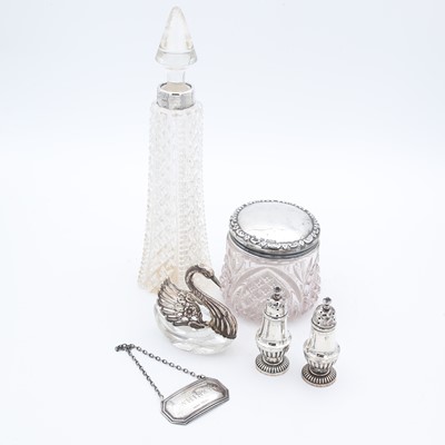 Lot 249 - A collection of silver and glass effects, to...