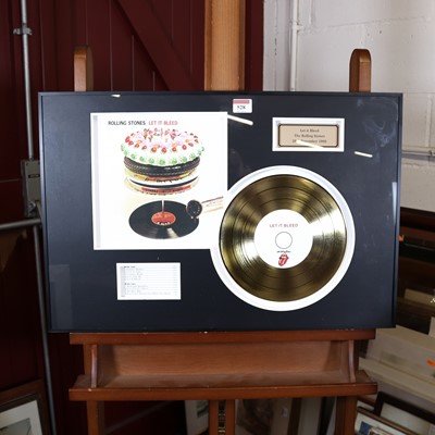 Lot 528 - A reproduction commemorative gold disc for The...