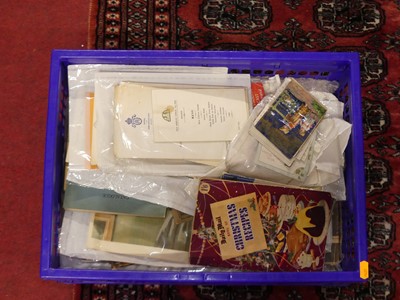Lot 62 - A collection of ephemera, to include a 1926...