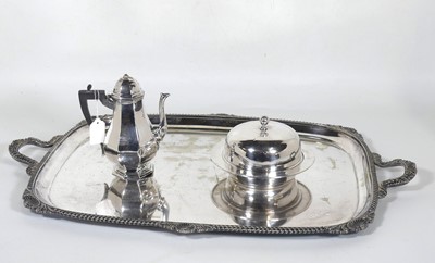 Lot 28 - An early 20th century silver-plated...