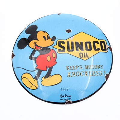 Lot 31 - A reproduction enamel and metal advertising...