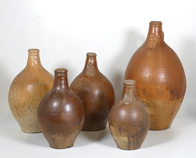 Lot 40 - A group of five 19th century stoneware...