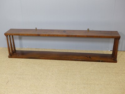 Lot 749 - A 19th century rosewood two-tier hanging wall...