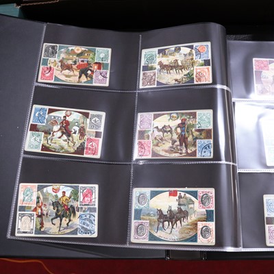 Lot 108 - An album of postcards, to include greetings...