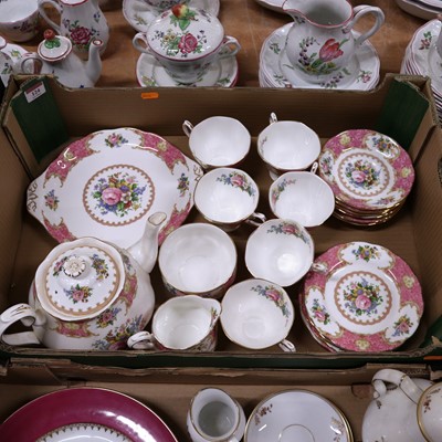Lot 124 - A Royal Albert Lady Carlyle pattern tea set...