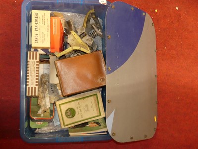 Lot 130 - A collection of items to include aeroplane...