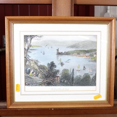 Lot 545 - A colour topographical mezzotint, being the...