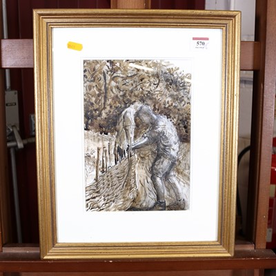 Lot 570 - Assorted pictures, largely being amateur...