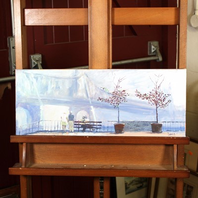 Lot 587 - Dennis Nash (b.1947) - Couples before the...