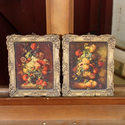 Lot 591 - A reproduction Regency style convex wall...