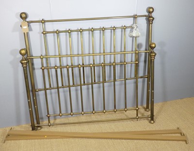 Lot 616 - A Victorian-style tubular brass double...
