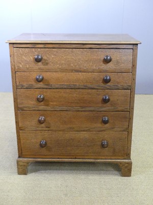 Lot 741 - A 19th century provincial compact oak...