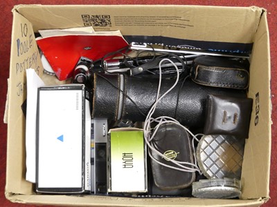 Lot 166 - A collection of assorted photographic...
