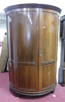 Lot 629 - An early 20th-century mahogany demi-lune...