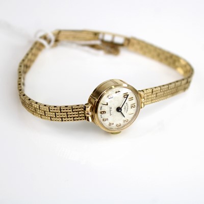Lot 286 - A Rotary lady's 9ct gold cased wristwatch, on...
