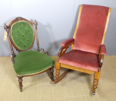 Lot 721 - A mid-Victorian satinwood and pink dralon...