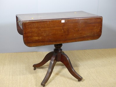 Lot 736 - A mahogany and inlaid nest of three occasional...