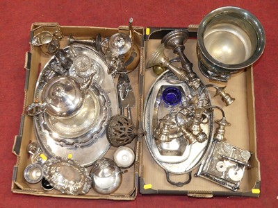 Lot 158 - A collection of silver plated wares to include...