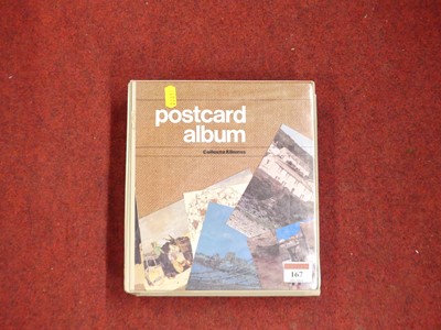 Lot 167 - An album of postcards, many being military...