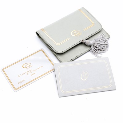 Lot 190 - A Carrera Y Carrera ladies' purse, in grey...