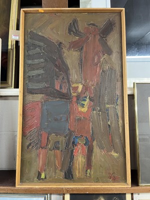 Lot 577 - British School (20th century) - Abstract...