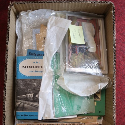 Lot 262 - A collection of railway-related ephemera, to...