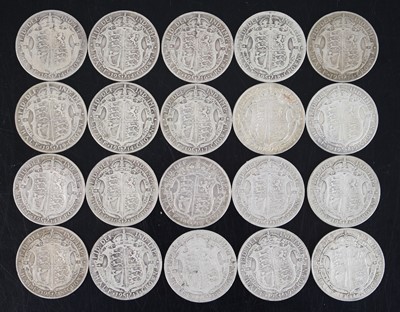 Lot 79 - Great Britain, a collection of George V half...
