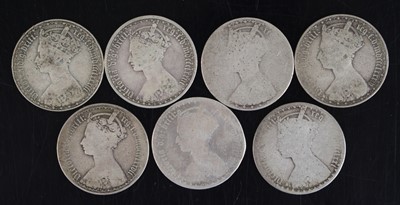 Lot 90 - Great Britain, 1883 Gothic florin, obv:...