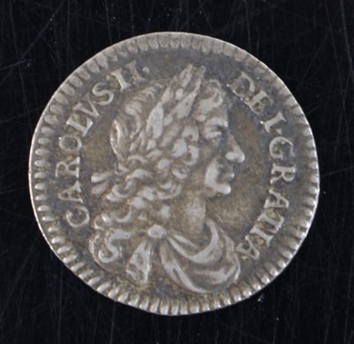 Lot 96 - England, 1679 Maundy twopence, obv: laureate...
