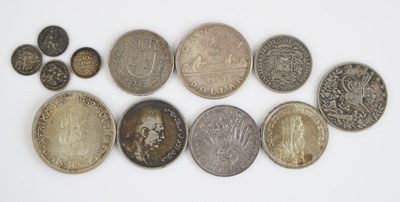 Lot 374 - World, a collection of miscellaneous coins to...