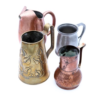 Lot 20 - A group of Arts & Crafts metalware, to include...