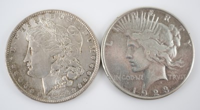 Lot 321 - United States of America, 1886 silver Morgan...