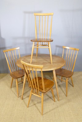 Lot 472 - A 1960s Ercol blond elm and beech breakfast...