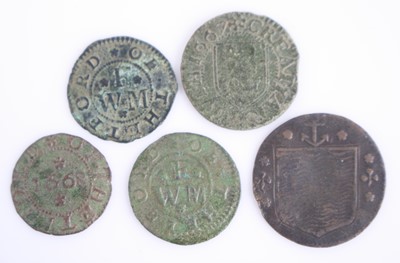 Lot 204 - Norfolk, a collection of 17th century tokens...
