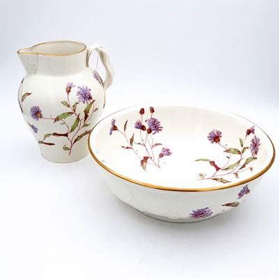 Lot 81 - A Copeland 'Hawkweed' pattern jug, retailed by...