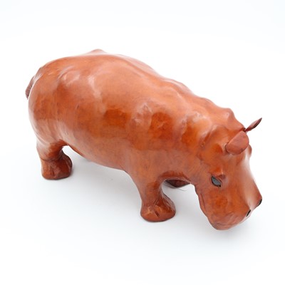 Lot 58 - A contemporary leather covered model of a...