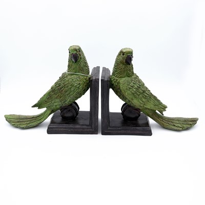 Lot 25 - A pair of contemporary composite bookends, in...