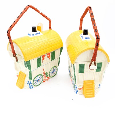 Lot 37 - A pair of contemporary bone china biscuit...