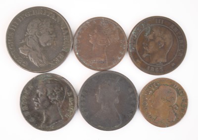 Lot 111 - World, a collection of coins to include...