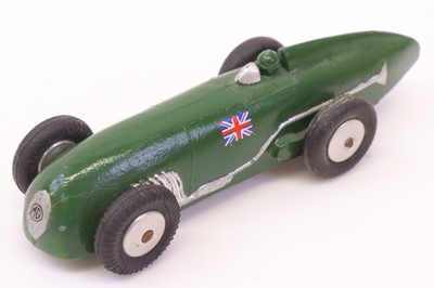 Lot 889 - Dinky Toys 23 lead Streamlined Car in green...