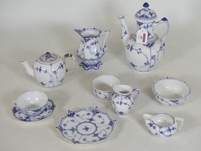 Lot 59 - A collection of Royal Copenhagen 'Blue Fluted...